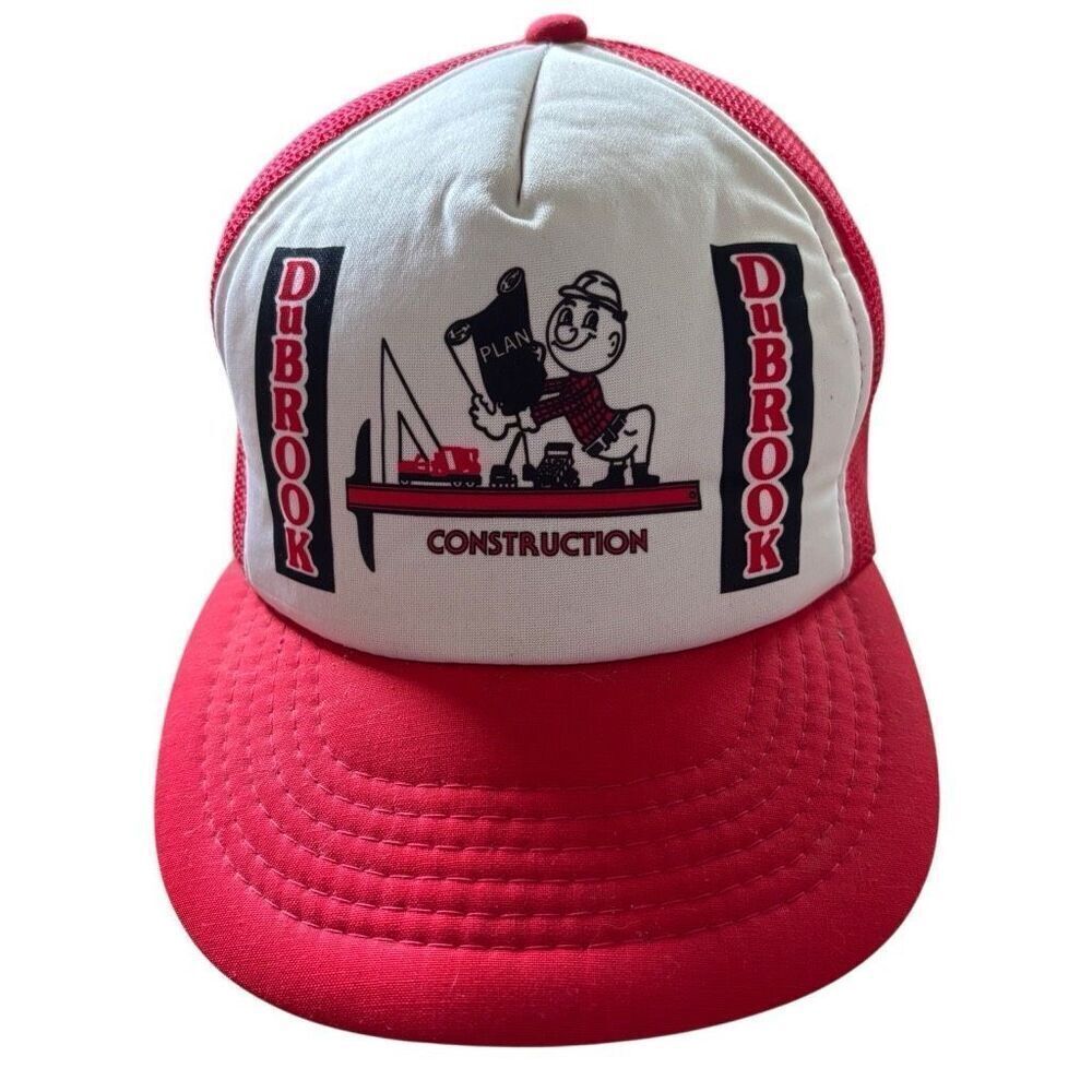 DuBrook Construction DuBois PA Trucker SnapBack Hat *Read*